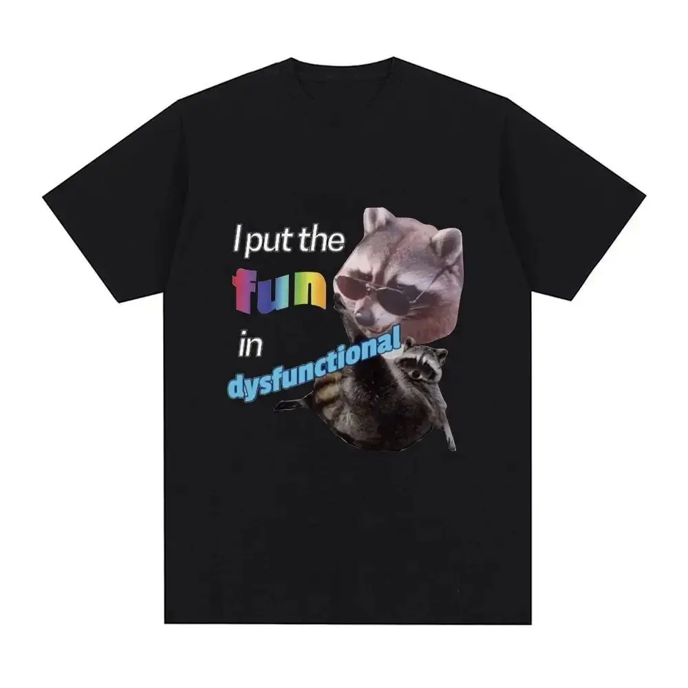 

Creative Humor Printed Pure Cotton T-shirt Men and Women with The Same Round Neck Cotton Short-sleeved T-shirt Funny Clothes