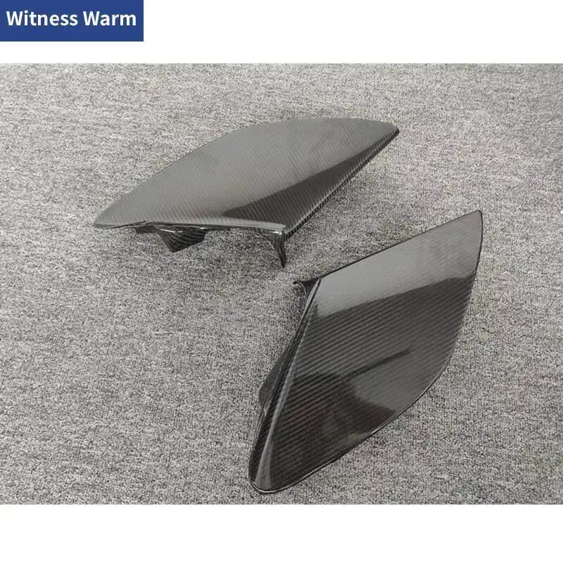 فتحات تهوية جانبية خلفية من ألياف الكربون ، جناح لسيارة Ferrari ، طقم هيكل السيارة ، من من من ألياف الكربون