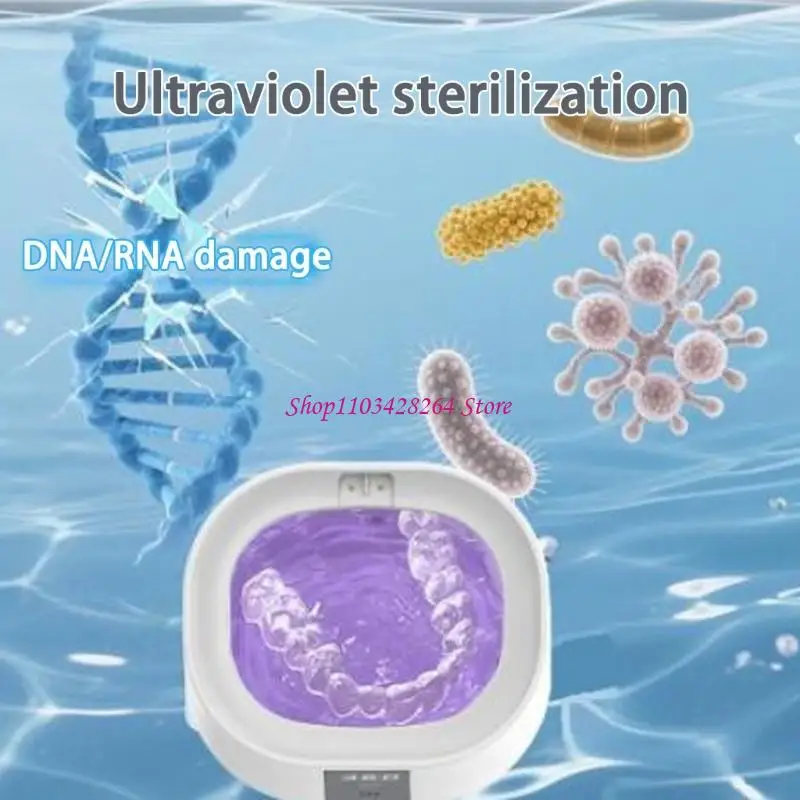 منظف معقم لحلمة زجاجات الأطفال بالموجات فوق الصوتية، مدمج بمؤقت ذكي، هيكل خفيف الوزن، تنظيف عميق #5