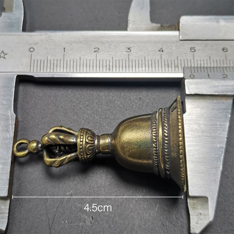 Brass Handicraft Die-casting Drop Wind Bell Tibetan Bronze Bell Creative  Bell Key Car Button Wind Home Decoration Pendant