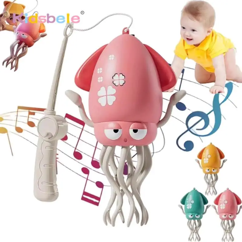 

Fun Electric Automatic Obstacle Avoidance With Lights & Music Dancing Octopus Rechargeable Stress Relief Toys for Kids & Adults