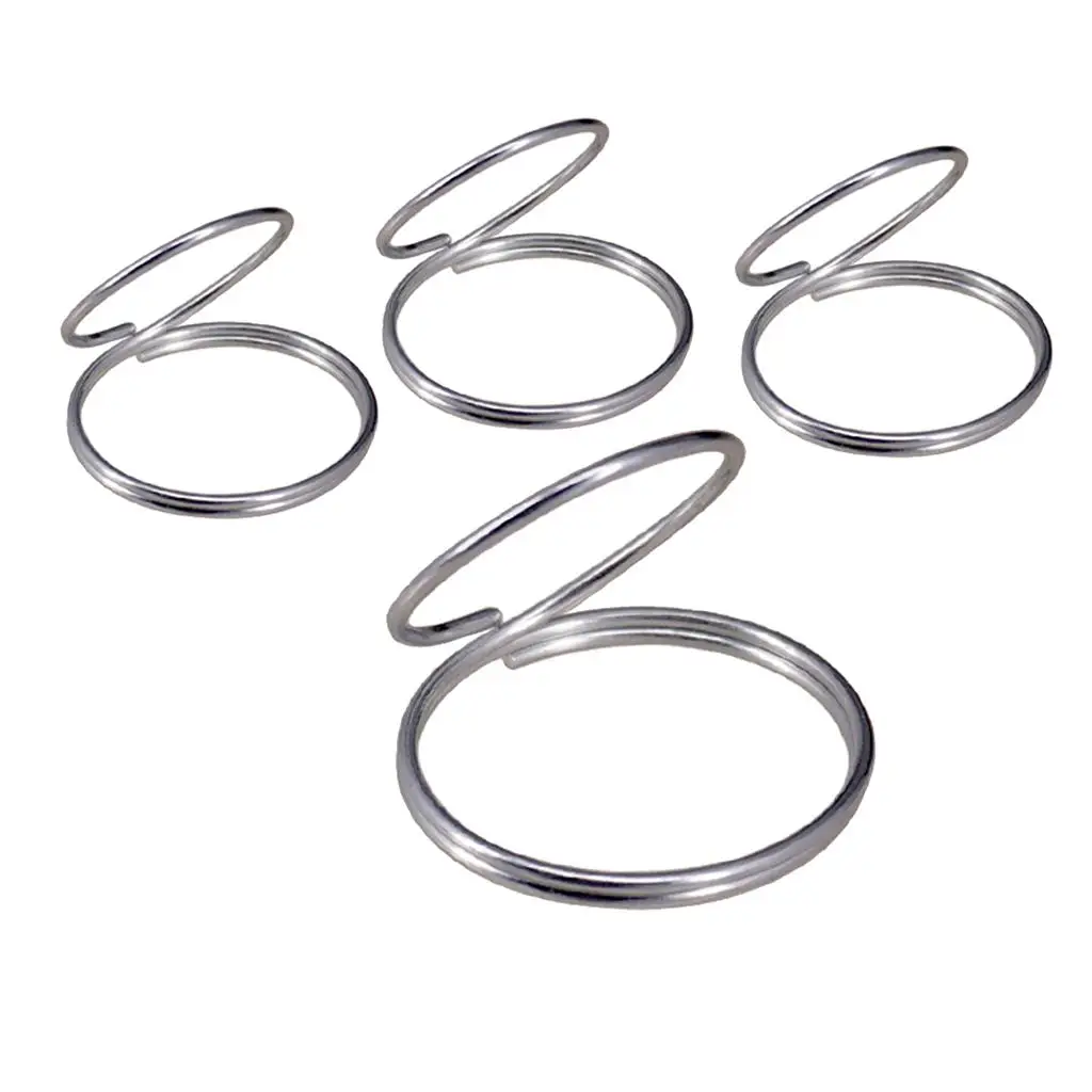 4 قطع جيتار يختار الإصبع على شكل فراشة معدنية