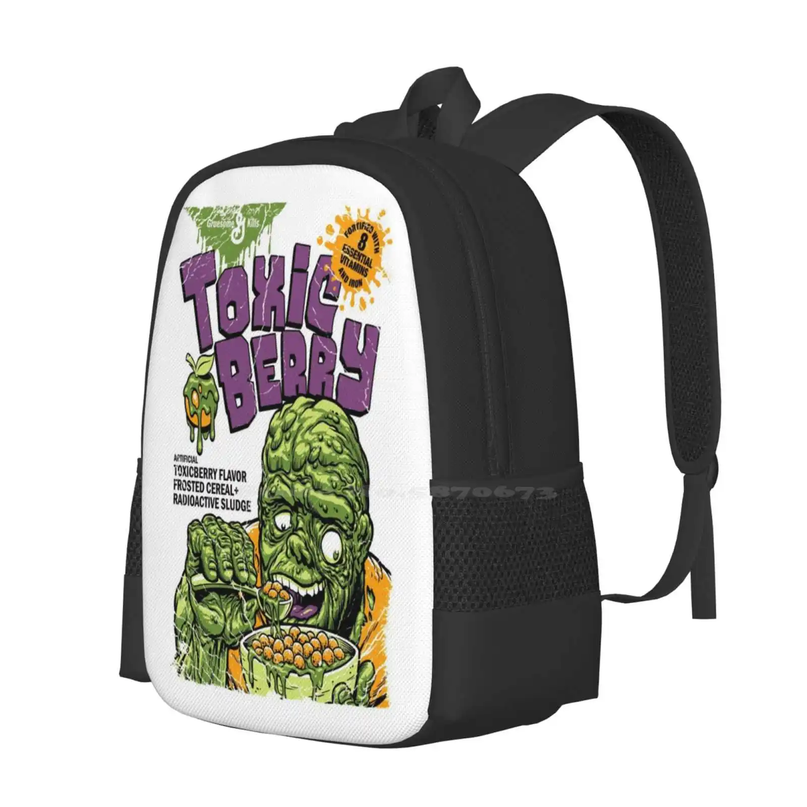 Toxic Berry! Backpack For Student School Laptop Travel Bag Phil Postma Factory