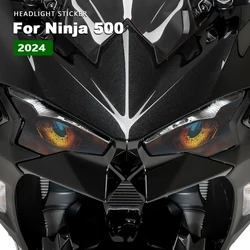 Headlight Sticker Waterproof Motorcycle Decals for Kawasaki Ninja 500 2024 Accessories Ninja500 Motorbike Stickers