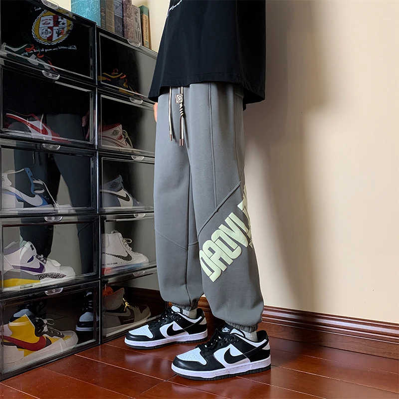 

Мужские повседневные спортивные брюки свободного кроя, осень 2024, новые модные универсальные спортивные штаны, молодежные длинные брюки Vitali Sle