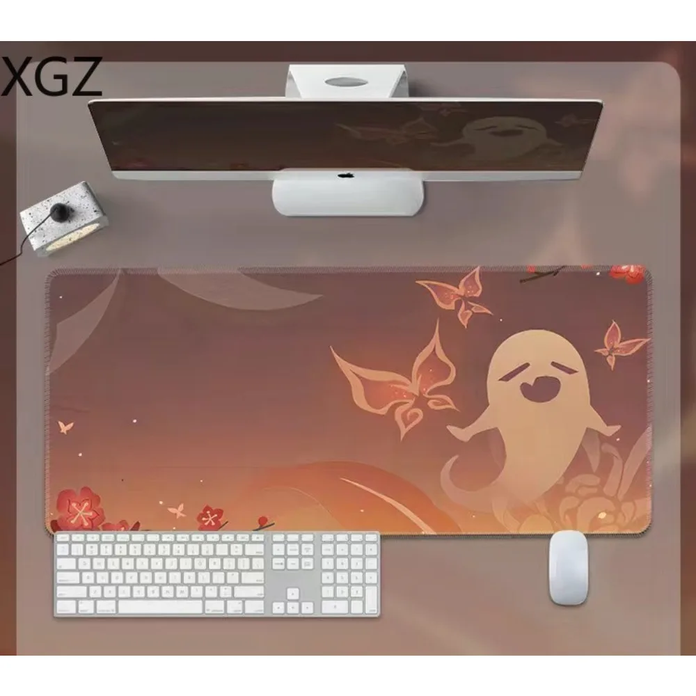 Genshin Pattern Game Mouse Pad Extra Large Mandrill Ganyu Walnut Two-dimensional Computer Keyboard E-Sports Desk Mat