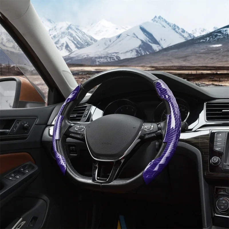 Suitable for Peugeot carbon fiber textured steering wheel cover 508 3008 207 2008 307 Sw 308 206 208 5008 408 4008 301 Expert