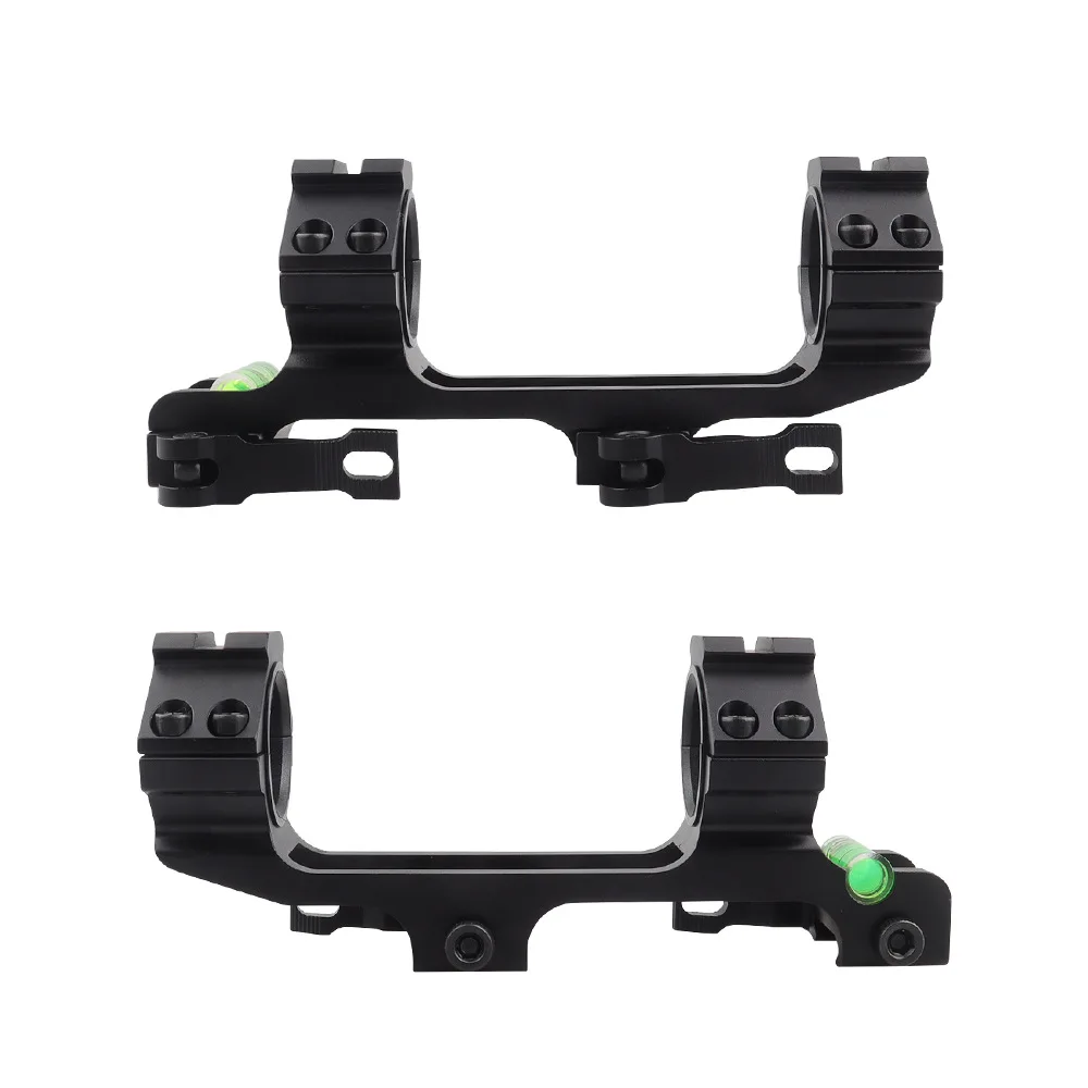 25.4/30mm QD Scope Mount met Waterpas 20mm Rail Quick Release Tactische Speelgoed Pistool Riflescope Dual Ring Base