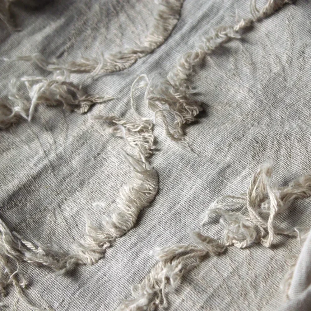 

Jacquard Fringe Texture for Dress Clothing Designer Fabric Wholesale Cloth by the Meter for Sewing Diy Material