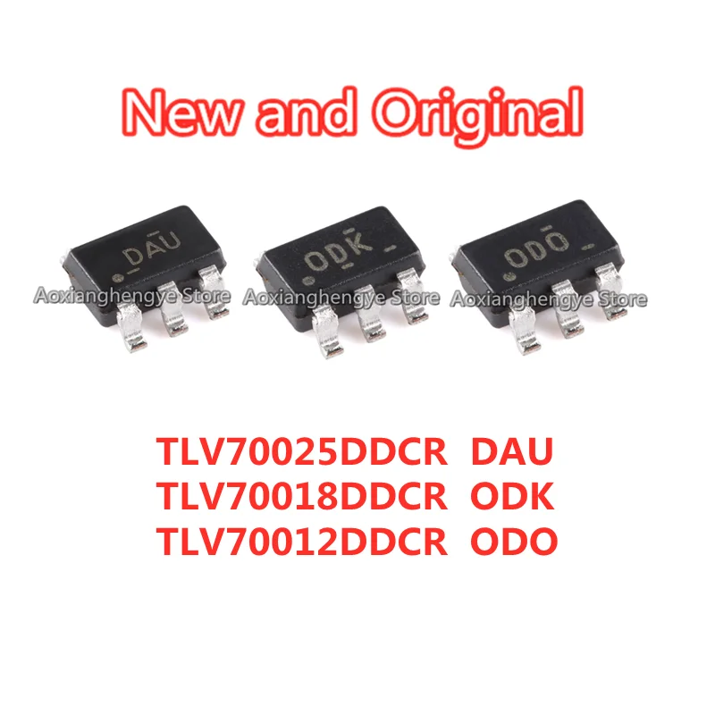 10PCS TLV70025DDCR TLV70018DDCR TLV70012DDCR DAU ODK ODO SOT23-5 Linear Voltage Regulator (LDO)