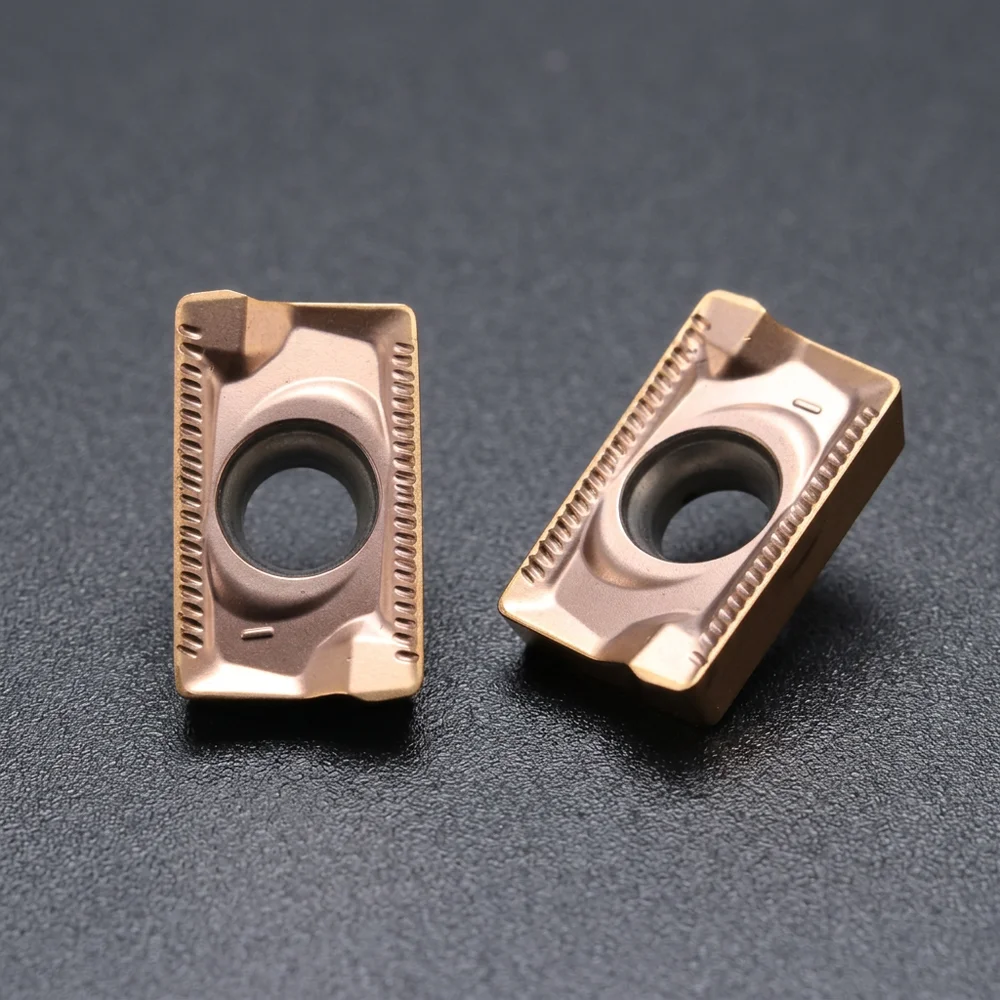 10 Pcs APMT1604PDER 76 Carbide Milling Insert R08 Universal Cutter for Carbon Steel Quenched Stainless 201/304/316