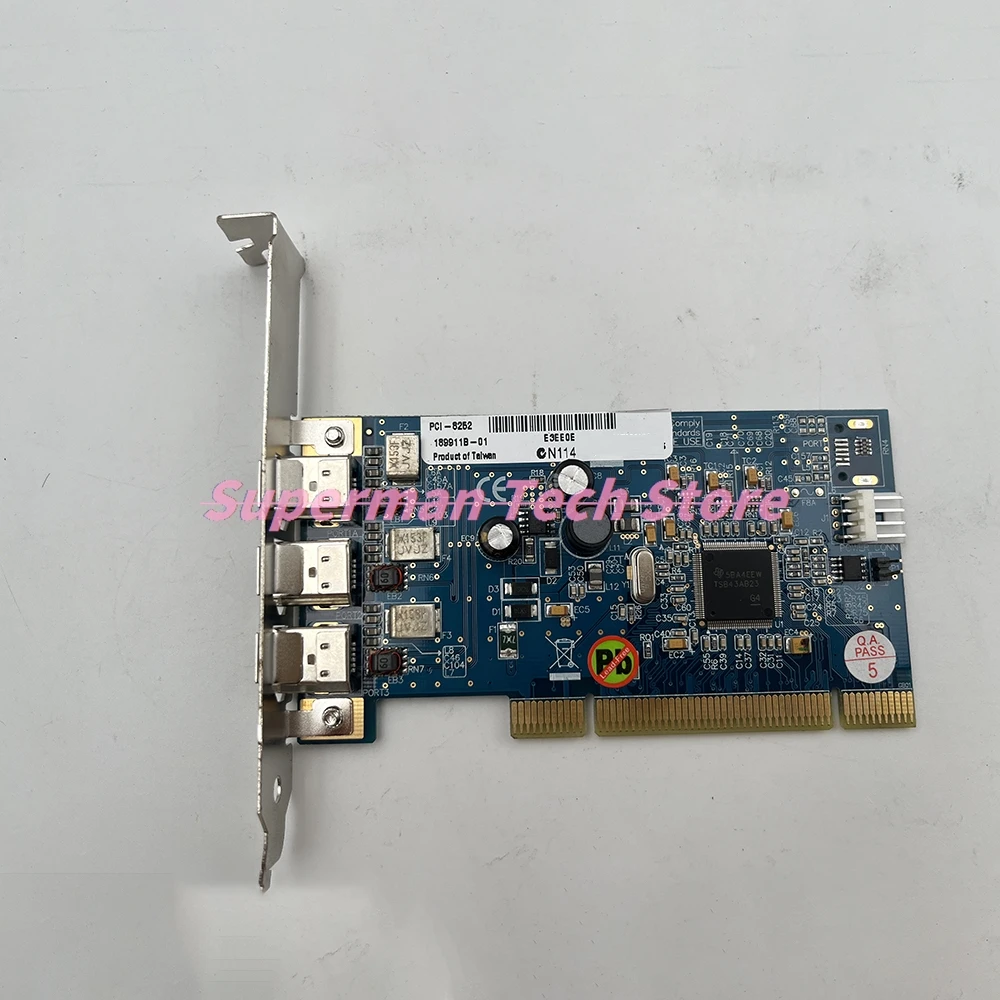 

America 3-Port 1394 Communication Data Acquisition DAQ Card Switch Control Signal Sensor PCI-8252