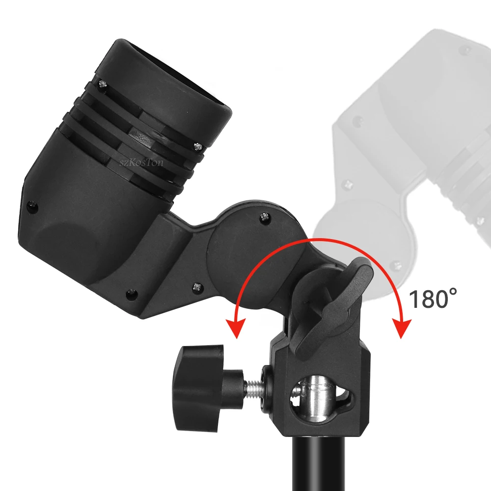 Adaptador de soporte de bombilla para lámpara fotográfica, Base de luz de relleno de estudio fotográfico, E27, 2 uds./1 ud.