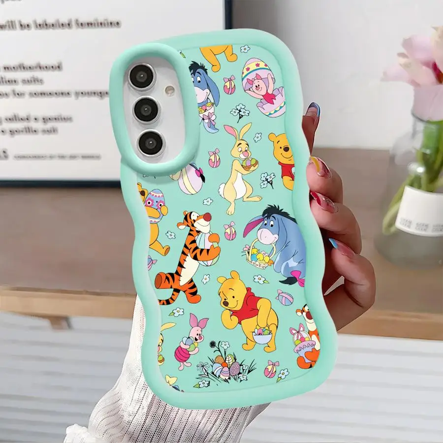 Case for Samsung Galaxy A11 A52 A22 A15 A03 A14 A21s A05 A13 A16 A04 A33 A06 A12 A53 A23 Soft Phone Cover Disney Cartoon Pooh