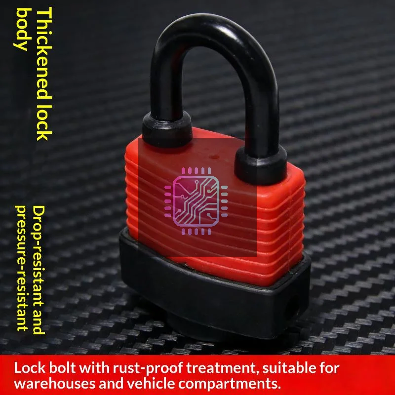 1set Waterproof Padlocks With Keys Door Security Padlock Anti-Theft Heavy Duty Courtyard Safety Locks Rust Proof Door Hardware
