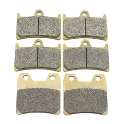 Motorcycle Front and Rear Brake Pads For YAMAHA FZS 1000 FZ1 Fazer 2001-2005 XJR1300 2001-2017 XJR1300C 2015-2019 XJR 1300