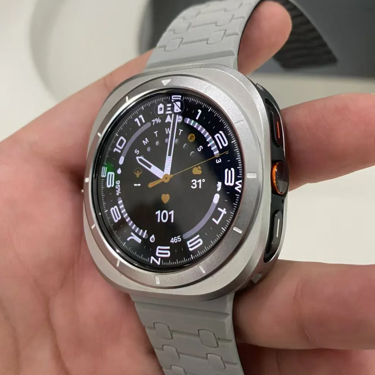 Schutzhülle für Samsung Galaxy Watch 7 Ultra 47 mm, NOScreen-Film, Hartmetallabdeckung für Galaxy Watch 7 Ultra Bumper-Zubehör