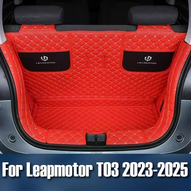 

Водонепроницаемый багажник, противоскользящий багажник, коврик для багажника на заднем этаже, коврик для хранения, автомобильные аксессуары для Leapmotor T03 2023 2024 2025