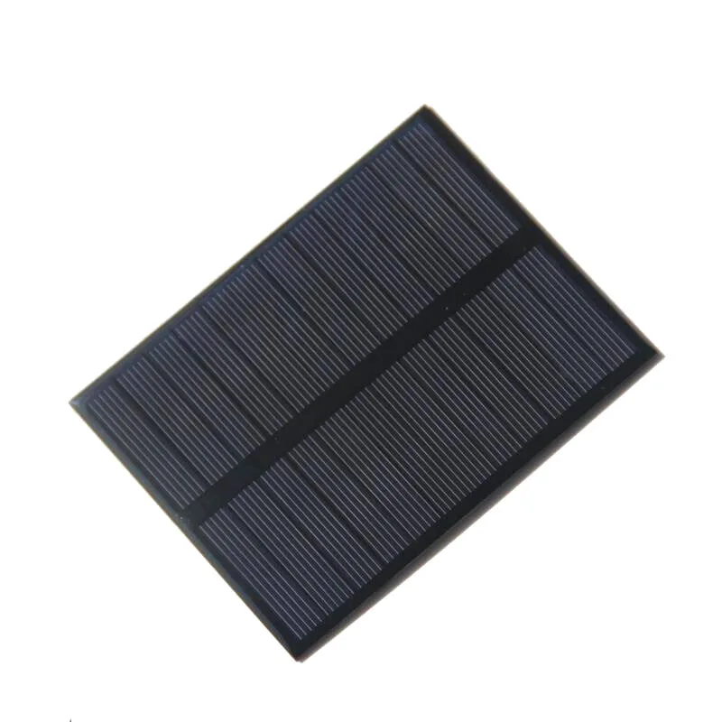 Small Size 1.2W 6V 200mA Solar Panel Epoxy Mini Solar Cells A Grade Polysilicon Plate 112*84MM for DIY Educational Toys 10Pcs