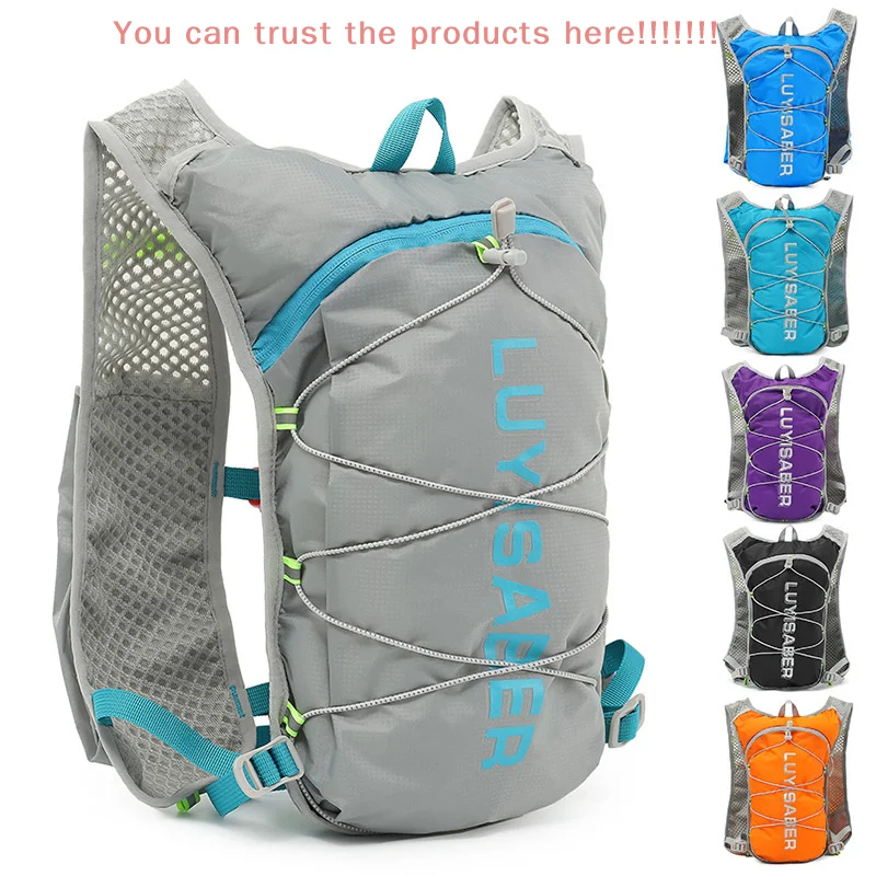 Ultralight Running Bag New Reflective Breathable Hiking Backpack Nylon Outdoor Sport Marathon Hydrating Backpack
