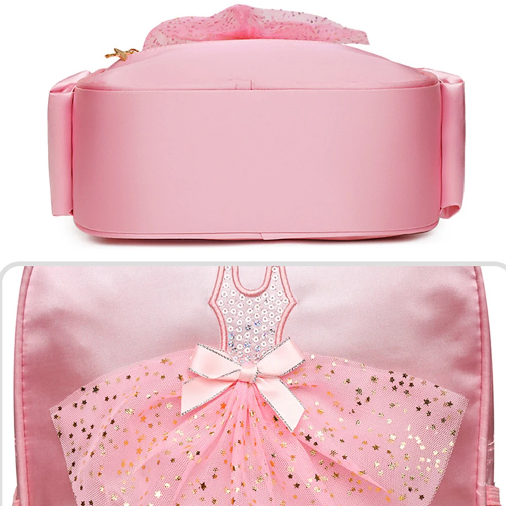 Mochila de baile de hombro personalizada para niños, mochila escolar de Ballet, bolsa de Baile de Princesa para niñas, puede bordar el nombre, nuevo