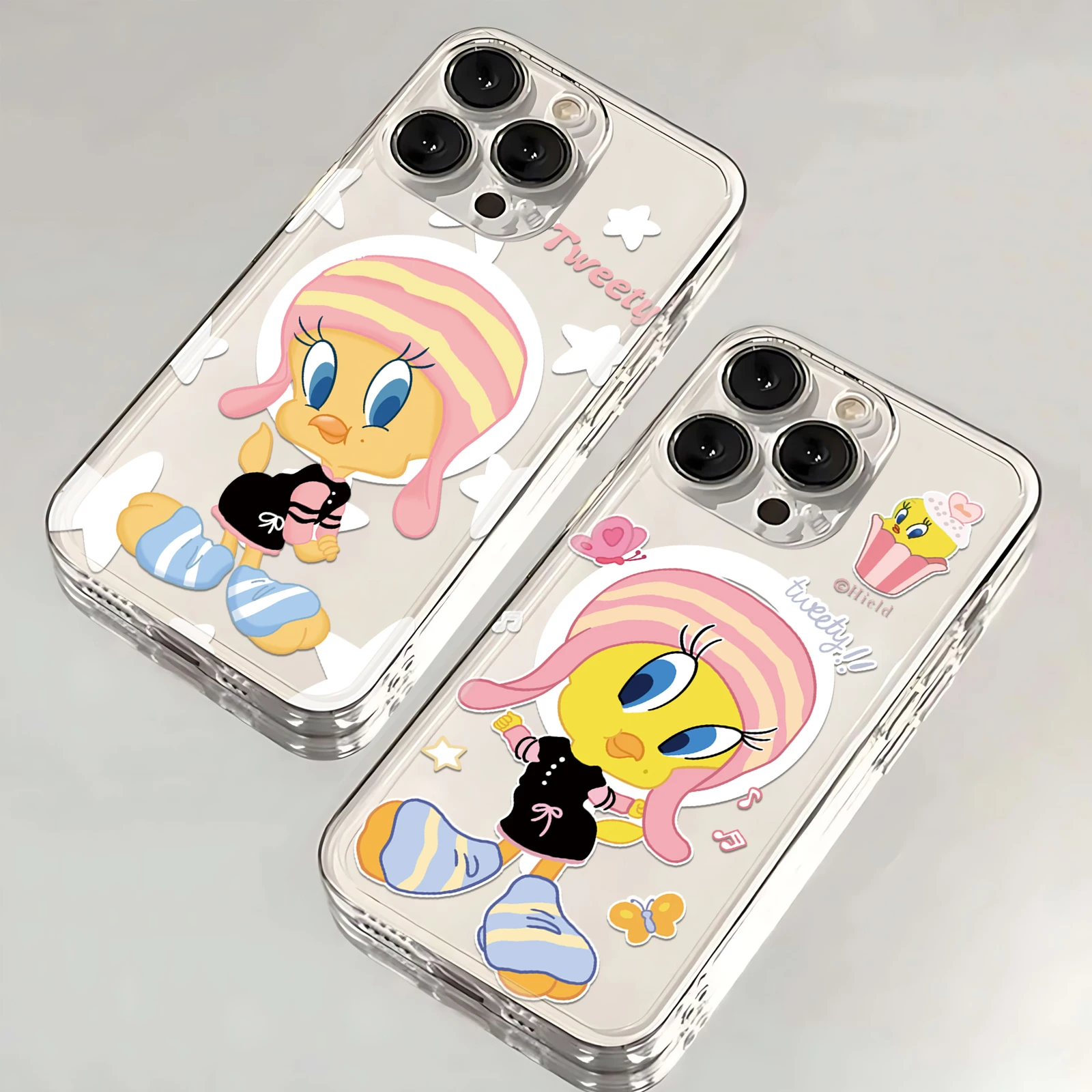 Cartoon Tweety Birds Piolins Magsafe Magnetic Phone Case for iPhone 16 15 14 13 12 11 8 7 Plus Pro Max X XR XSMax Soft Clear Tpu