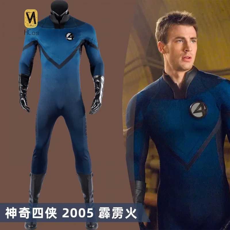 

HCos The fantastic Human Torch Cosplay Costume Cos Game Anime Party Uniform Hallowen Play Role Clothes Clothing