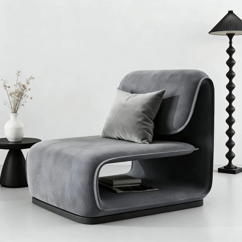 Italian minimalist Nordic, light luxury lazy sofa