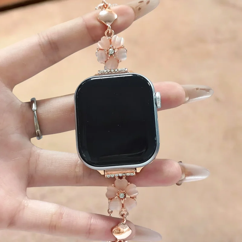 

Minimalist and niche bracelet strap compatible with iWatch Strap 38mm 40mm 41mm 42mm 44mm 45mm 49mm Fashion Strap