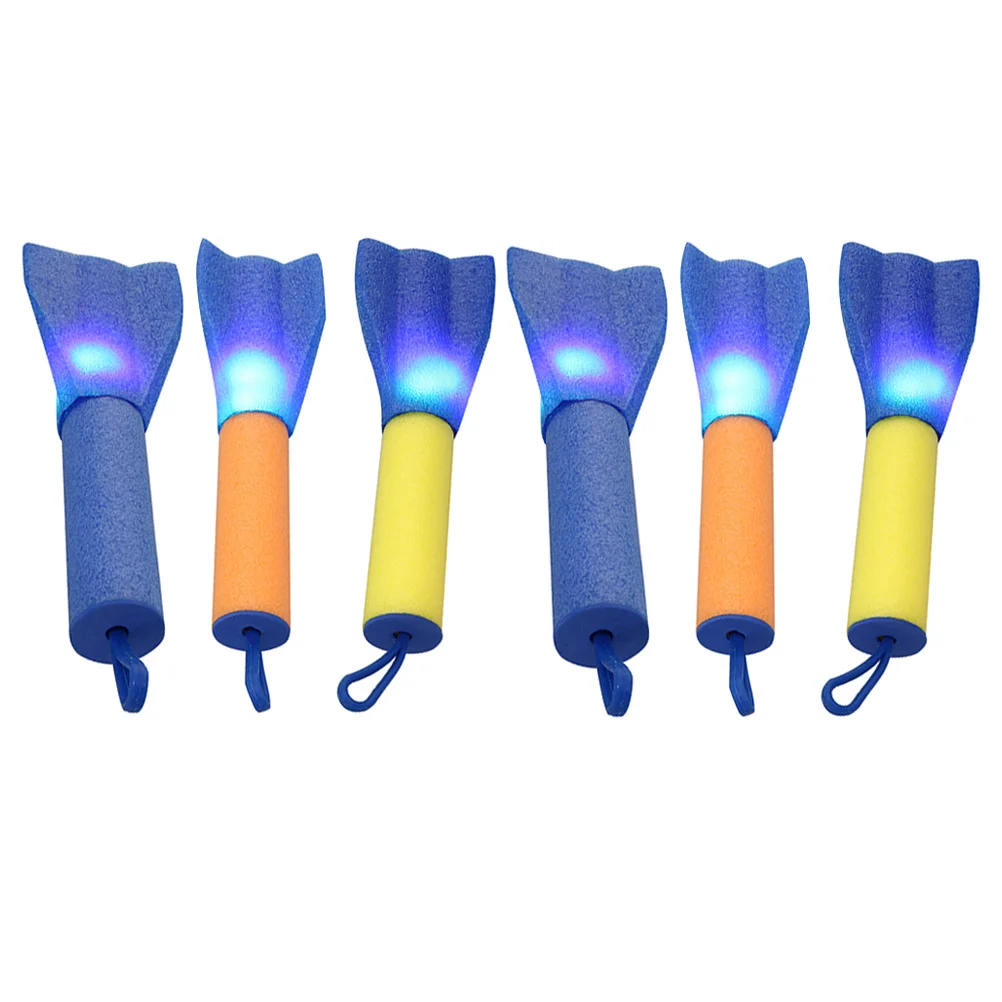 

6 pcs Premium Launch Spoof Spoof For Kids Party Favors Reusable Rocket-Shape Tricky Plaything