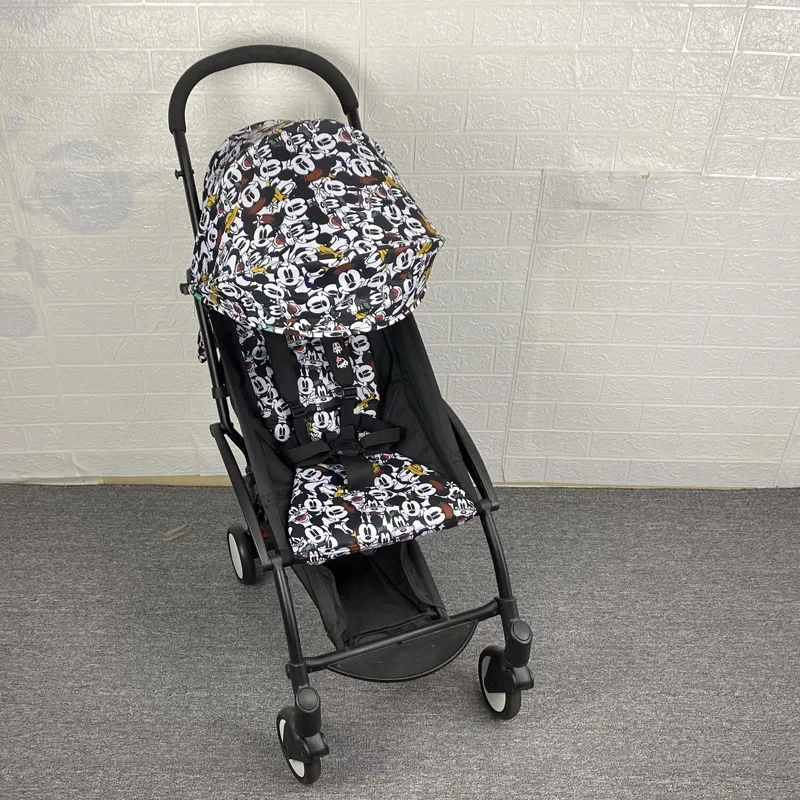 Kinderwagen Kapuze & Matratze für Babyyoya Babytime Oxford Stoff Rücken Reiß verschluss Tasche Kinderwagen Zubehör Grad Kapuze Kissen