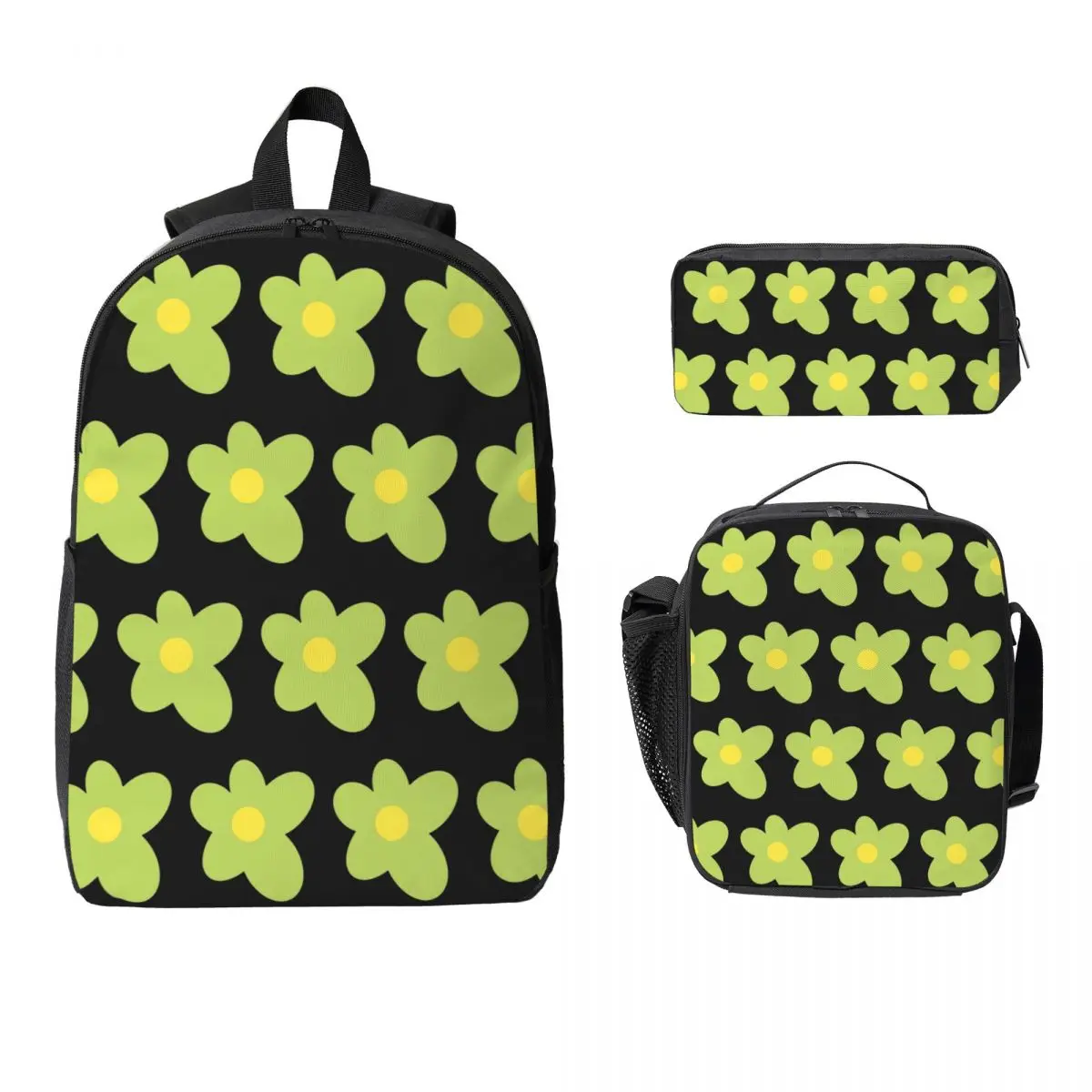 

Golf Le Fleur Tyler The Creator Flower Backpack Boys Girls BookBag School Bag Shoulder Bags 3ps Insulated Lunch Bag Pencil Case