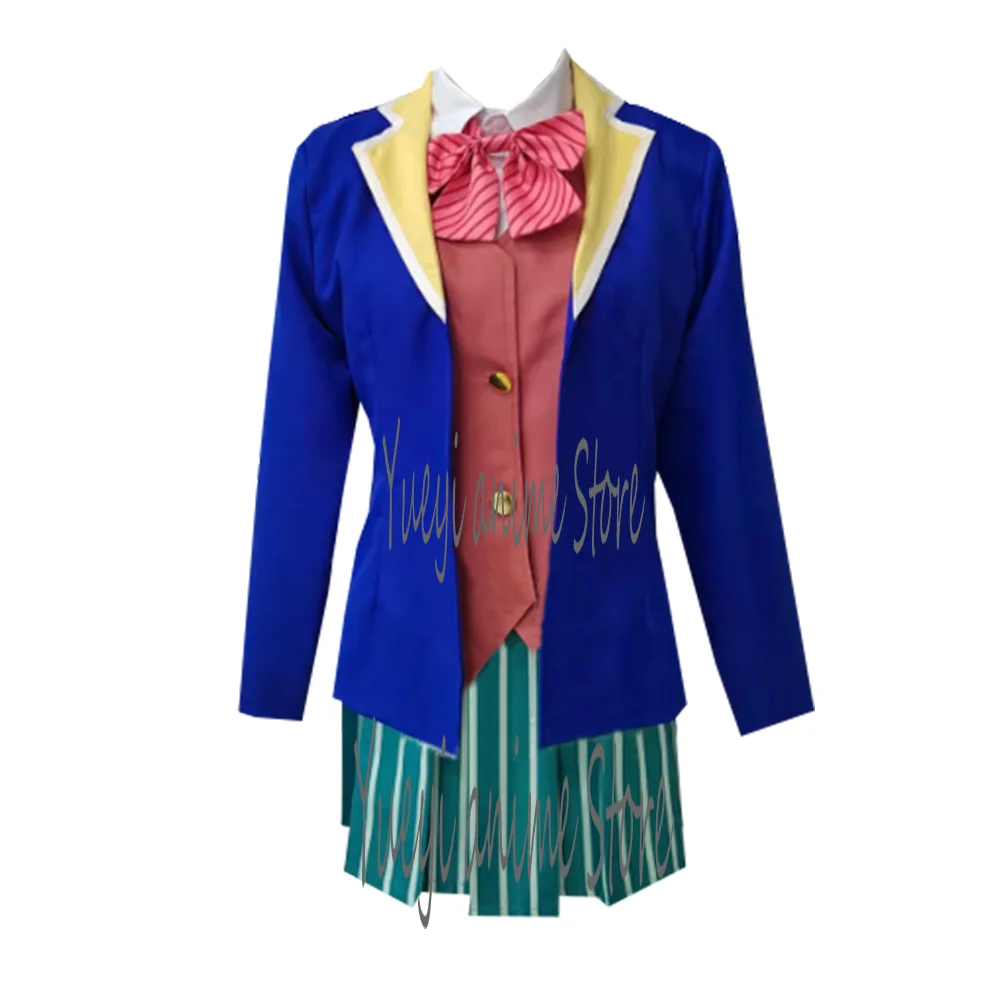 Women Cosplay Satou Matsuzaka Costume School Uniform Suit Sailor Halloween cos - customized