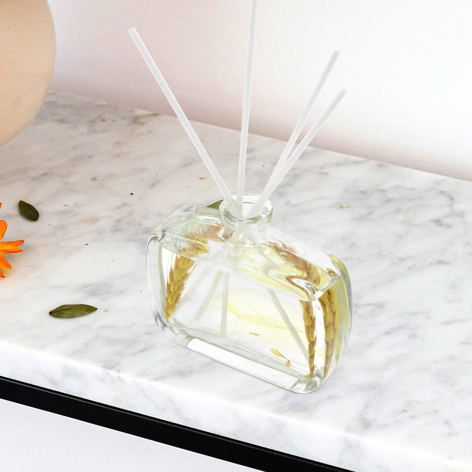 Home Fragrance Leather Diffuser - 1 set Rattanstokjes Aroma Olie Diffuser