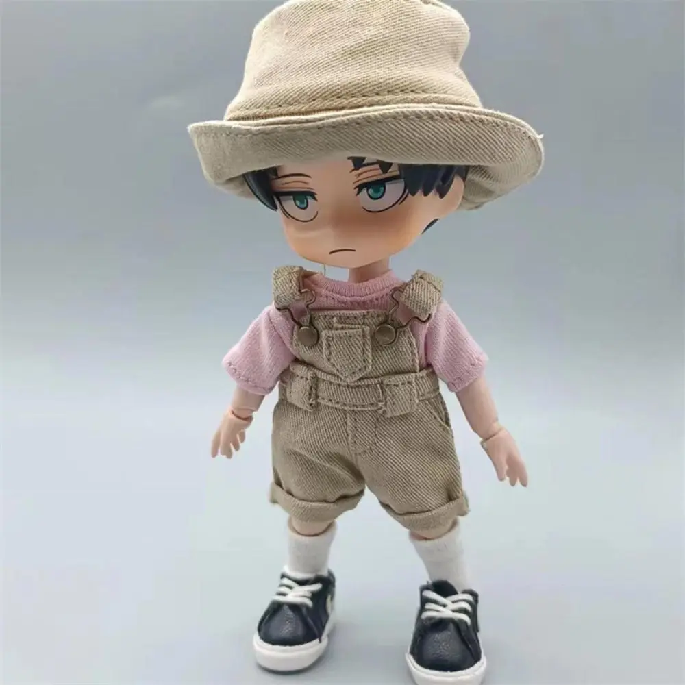 Fashion Casual Wears OB11 Denim Pants Dress Up Playing House Doll Clothes Overalls Trousers Outfit Doll Jeans Pants GSC 1/12 Bjd