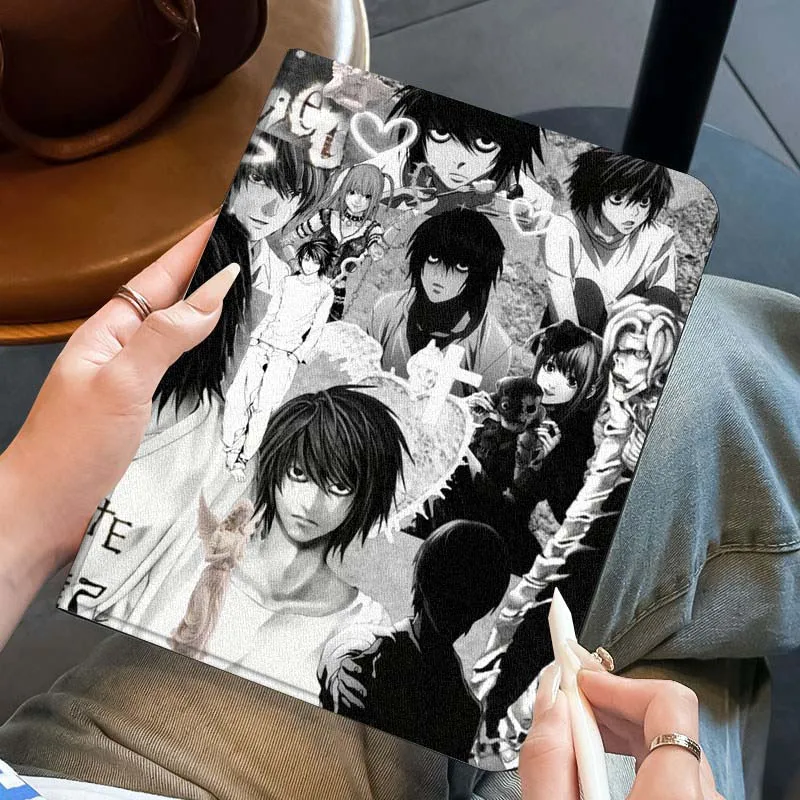 حافظة كمبيوتر لوحي D-Deaths N-Notes لهاتف سامسونج جالاكسي تاب S7 S8 S9 S10 FE Plus Lite 11 12.4 13.1 بوصة