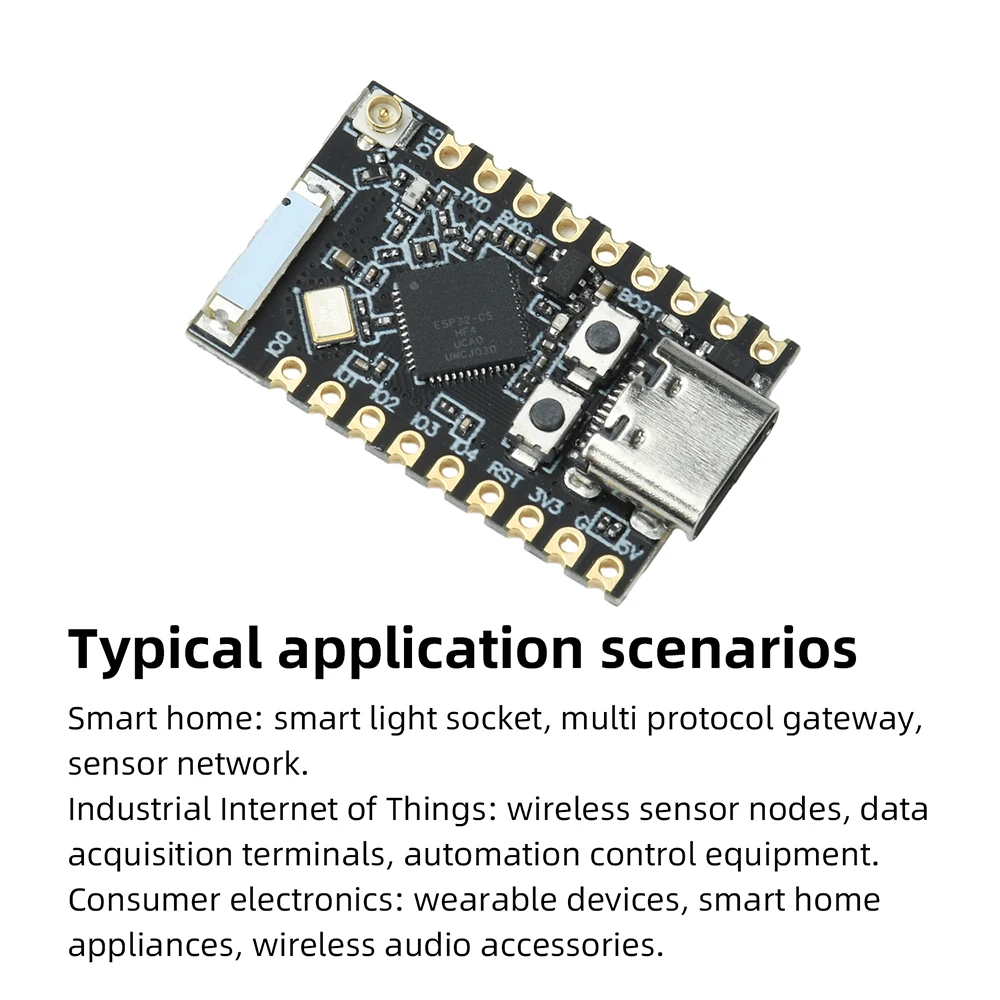 ESP32-C5-N4 Dual-Band-WLAN-Bluetooth-Entwicklungsboard für IoT, Smart Home und industrielle Automatisierung mit geringem Stromverbrauch – Detail 6