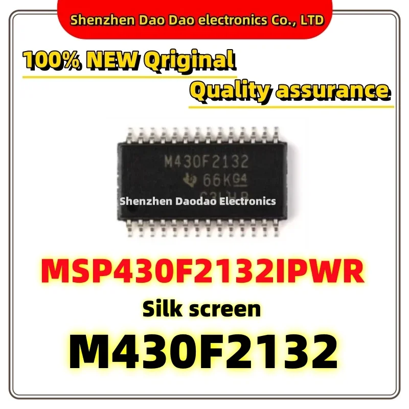 5Pcs MSP430F2132IPWR Silk screen M430F2132 TSSOP-28 microcontroller chip IC New original