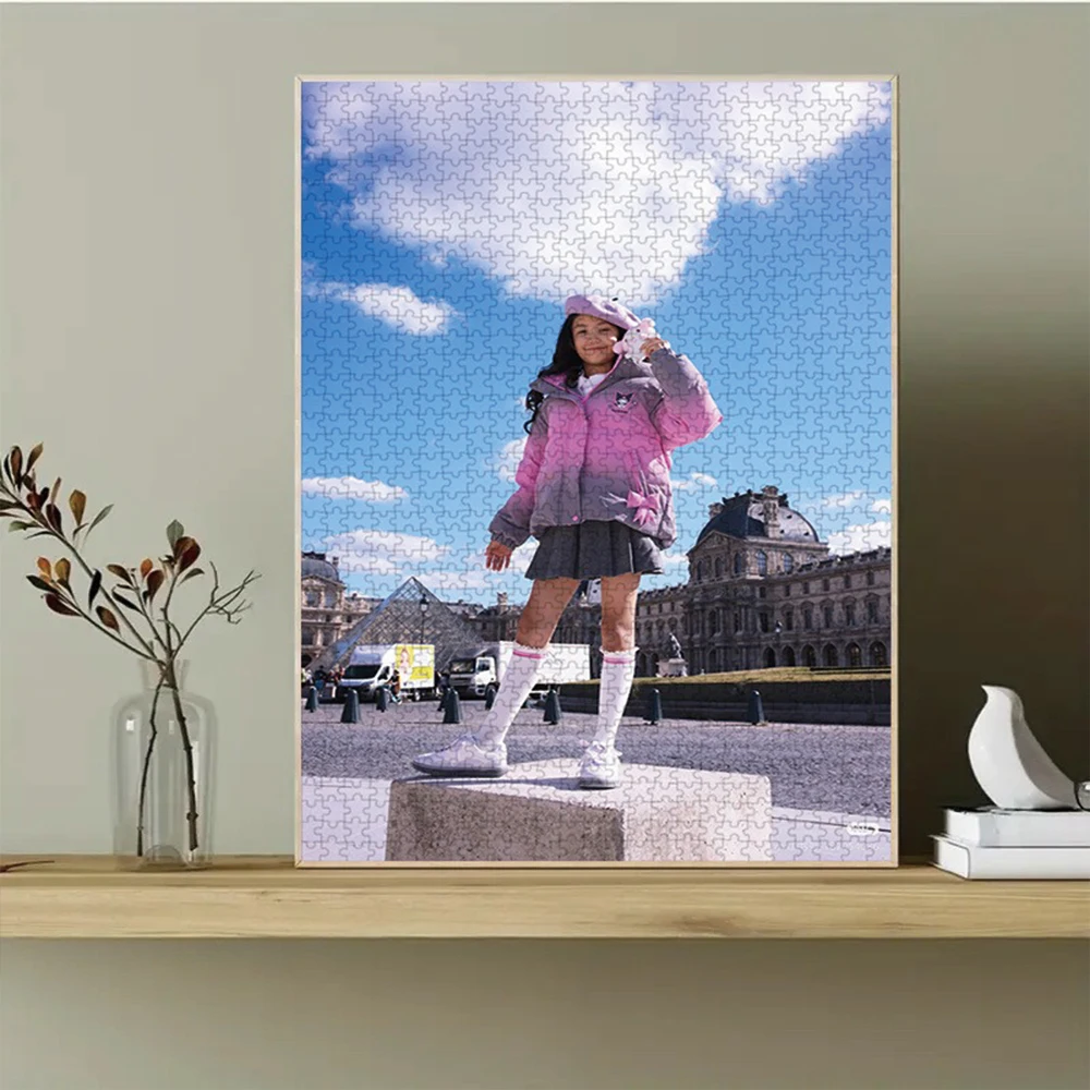 35/300/500/1000pcs Personalized Custom Photo Puzzle Family Photo Assembling Picture