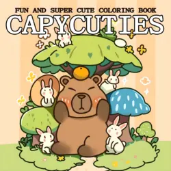 CAPYCUTIES Bold-easy Patterns Coloring Book for Adults Cute Drawing Book Perfect Gift for Party and Birthday