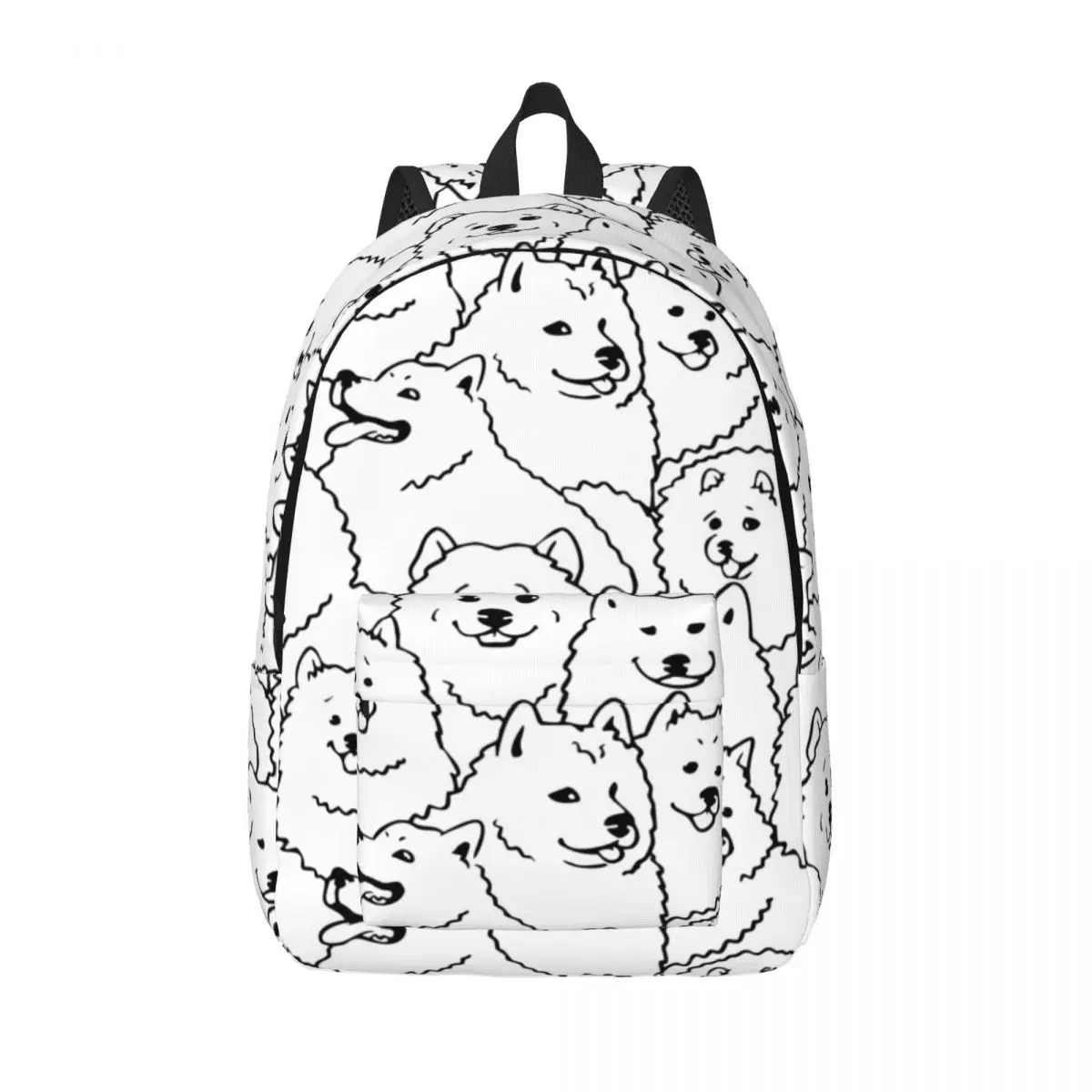 Cute Samoyed Dog Backpack for Boy Girl Kids Student School Bookbag Daypack Preschool Primary Bag Gift