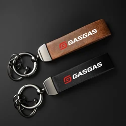 Accessories High-Grade Carbon Fiber Motorcycle Keychain Holder Keyring For Gas Gas Motorcycles