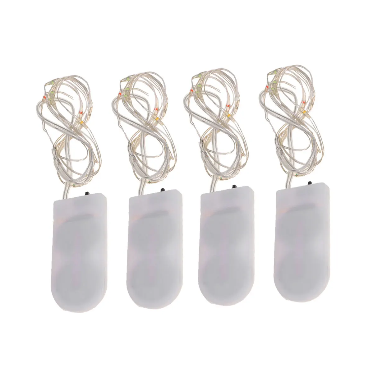 4 قطعة مصباح عيد الميلاد مقاوم للماء أضواء ديكور داخلي وخارجي لشجرة جدار نافذة الشرفة معلقة إضاءة زينة عيد الميلاد #6