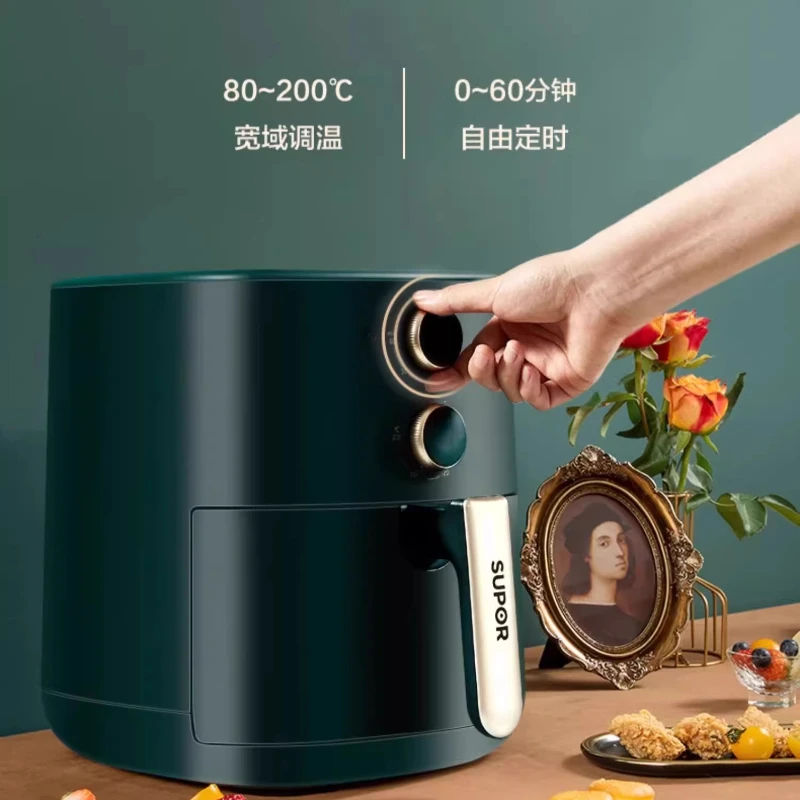 Luftfritteuse Haushalt Smart Multifunktions-5L ölfreier Ofen Airfryer mit großer Kapazität