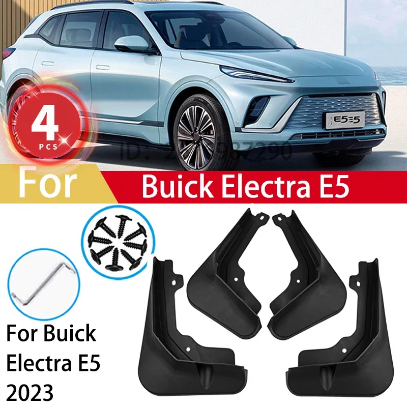 4pcs Mudguards For Buick Electra E5 2023 Mud Flaps Car Splash Guards Front Rear Fender Protector Accessories