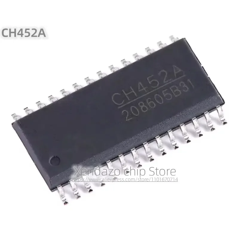 5pcs/lot CH452A SOP-28 package Original genuine Digital tube driver and keyboard control chip