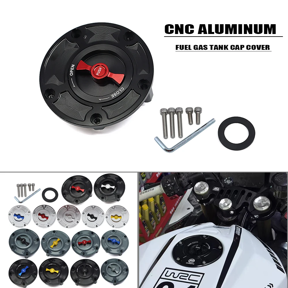 

CNC Motorcycle Fuel Gas Tank cap Cover For QJMOTOR SRK600 SRK350 RRQ600 550 R400 R350 R250 QJ800GS SRK 600 350 R 400 250 800GS