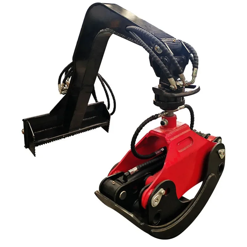 Factory New Rotary Grapple Attachments For Multi-function Mini Skid Steer Track Loader Derette 450/V1000
