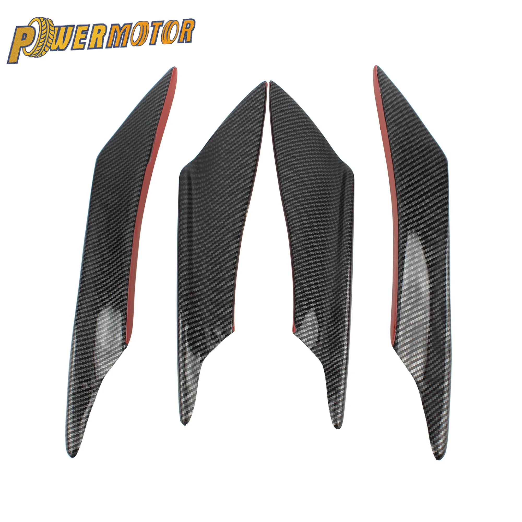 Universal Motorrad Front Stoßstange Abdeckungen Zierleisten Für Honda Kawasaki Yamaha BMW Suzuki Aerodynamische Wind Fin Spoiler