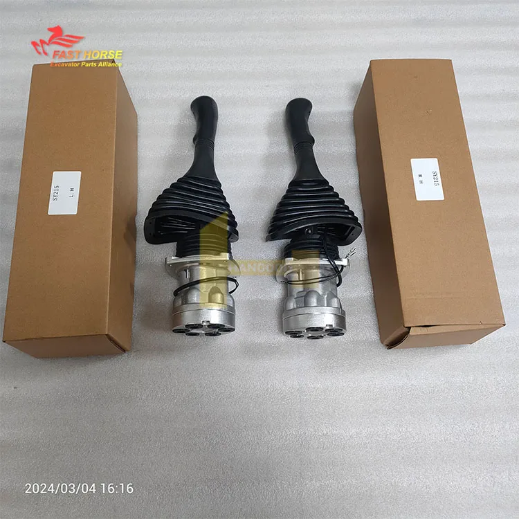 Hangood Excavator Spare Parts SY215 Joystick for Sany SY215-7 60354496 Excavator Hydraulic Control Lever Joystick